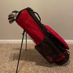 Adams Golf Insight XTD Iron Set 4-SW + Sun Mountain Golf Bag Red/Black
